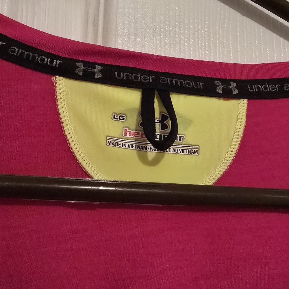 Under Armour Women's Pink Athletic Top - Picture 2 of 3